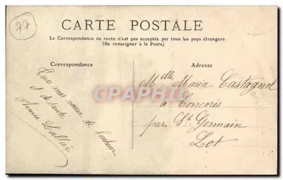 St-Jean-les-Deux-Jumeaux — O Colombier — editor Rudet, n° 27 — Verso