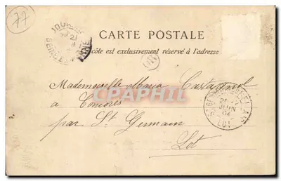 Meaux — A Estação — Editor Rap e Fillette, Château-Tanery, n°648 — Verso