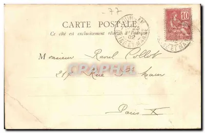 Rua de Paris em Tournan — Casa Malherbe — editor Casa Malherbe, número de série não visível — Verso