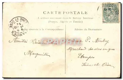 Meaux — Praça Lalayette — Ch. D. — Verso