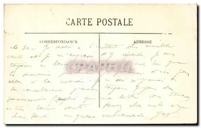 Fontainebleau — Rue Grande — LL. — Wydawca LL, nr 375 — Rewers