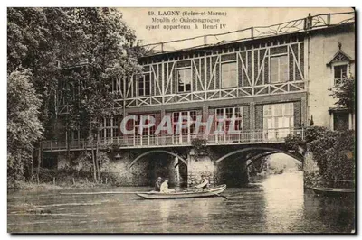 Lagny (Seine-et-Marne) — Moinho de Quincangrogne que pertenceu a Henri IV — editor não visível