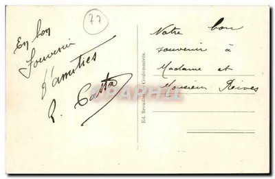 Coulommiers — Vista sobre o Morin — Éd. Brouillet, n° 51 — Verso