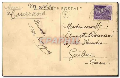 GREZ-sur-LOING (S.-et-M.) — Miejski Urząd i Kościół — Fot. Combier Macog — Rewers
