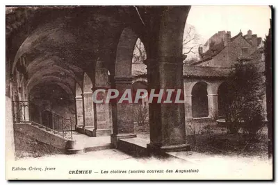 Crémieu — Os claustros (antigo convento dos Agostinhos) — Edição Grivoz, jovem