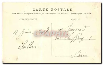 Montigny-sur-Loing — De Dijk — Onbekende uitgever, n° 326 — Achterkant