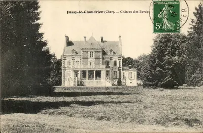Jussy-le-Chaudrier (Cher) — Castelo das Bordes — Perrol edit. La Charité