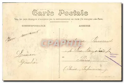 Jussy-le-Chaudrier (Cher) — Castelo das Bordes — Perrol edit. La Charité — Verso
