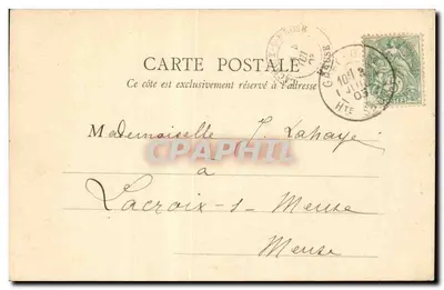 Gray — Palácio de Justiça — B.F., Paris — Verso