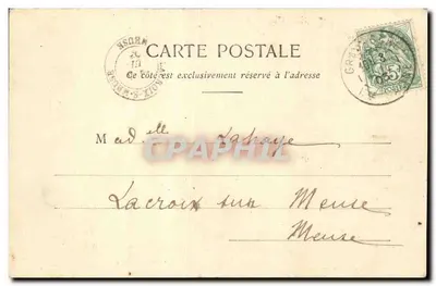 Gray - Rue Malcouverte e A Subprefeitura — Lib. A. Bergeret, Gray — Verso