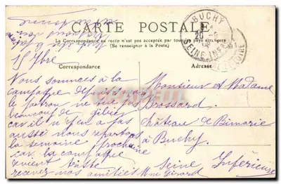 Montbazon (Loire-et-Loire) — Uma Vista sobre o Indre — G. Rougel, impressor, Montbazon — Verso