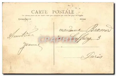Vitry — A Prefeitura e a rua da Barre — editor Anjou — Verso