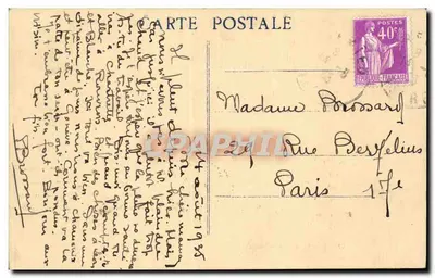 La Fusa - Crémieu (Isère) — Colônia de Férias de Saint-Dominique — editor Dominici — Verso
