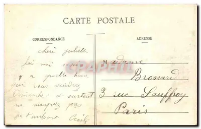 Paris - Buttes Chaumont - O Pavilhão-Restaurante — editor '339.' — Verso