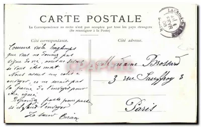 La Marne — Z Chennevières do Châlons — Wydawca nieznany — Rewers