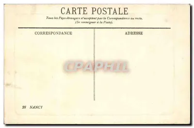 Nancy — Hémicycle i Kościół Świętego Epvrza — LL — Rewers