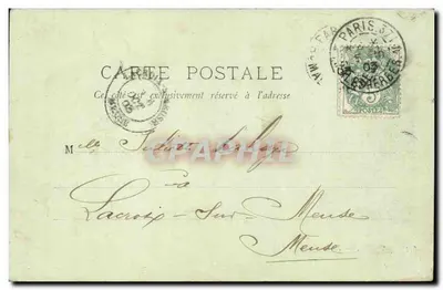 PARIS — O Trocadéro — LL. — n° 243 — Verso