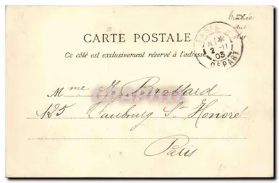 PARIJS — Poort Saint-Denis — anoniem uitgever, n° 24 — Achterkant