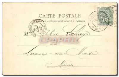 PARIS — Boulevard Saint-Martin — B.F. Paris n°17 — Achterkant