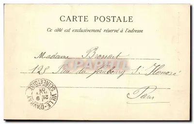 Paris — Saint-Augustin — Editor desconhecido, n° 31 — Verso