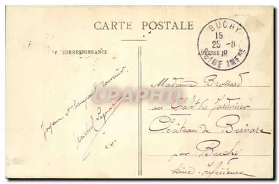 La Grosse Hologne - Szczegół z Votive - Rouen — Rewers