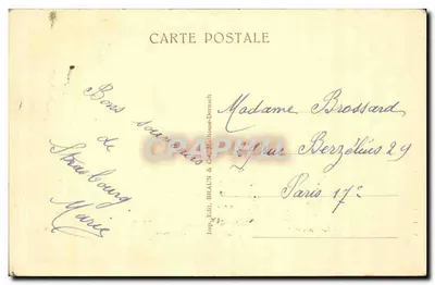 Strasbourg — Katedra i stare domy — M. Netter — Rewers