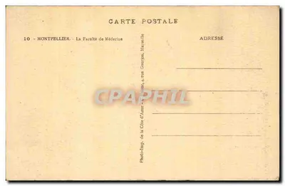 Montpellier — Wydział Medycyny — LVZON — Rewers