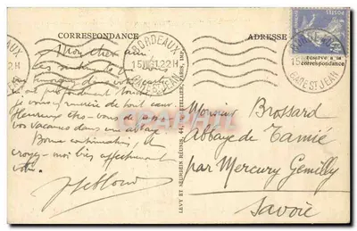 Bordeaux — Katedra i Wieża Pey-Berland — LL — Rewers
