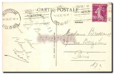 Chartres — Katedra, strona północna — CPAPHIL — Rewers