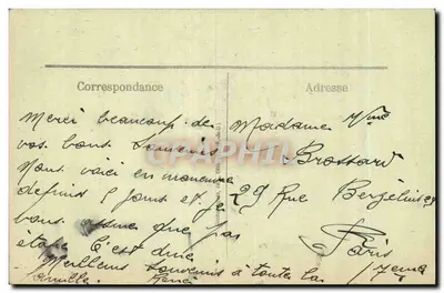 Deux femmes auvergnates — La Mariette chez l'Annette — G. D'O. n° 1236 — Verso