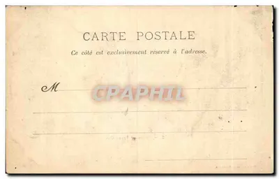 Pałac w Versailles — Widok z parteru i budynków — Fournier, wyd. Versailles, n°2 — Rewers