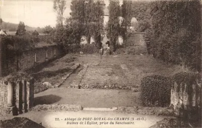 Ruine della Chiesa, presa del Santuario — Abbazia di Port-Royal-des-Champs (S.-et-O.) — n°22