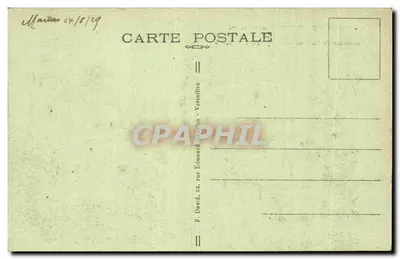 Abbazia di PORT-ROYAL-des-CHAMPS — Vista generale dell'antica abbazia del XVI secolo — Editore F. David, Versailles — Verso