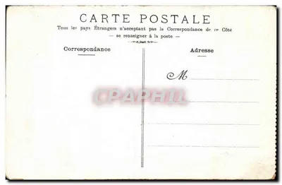 Marseille — La Cannébière i Bourse — wydawca nieznany — Rewers
