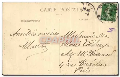 Sampigny - Le Clos - Vista interna - Residência de verão do Presidente da República — M. Raymond Poincaré — La Meuse illustrée — Verso