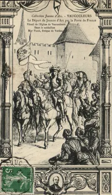 Partida de Joana d'Arc pela Porta da França — Vaucouleurs — Edição das Artes e Técnicas, Vaucouleurs