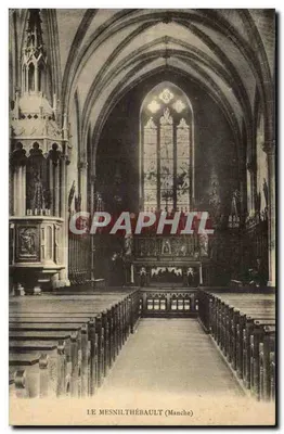 Interior da igreja — Le Mesnil-Thébault (Manche)