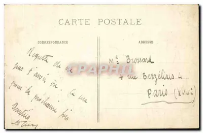 Igreja de Virginy perto de Massiges — destruída — IMP. BAUDINIÈRE, NANTERRE — Verso