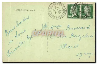 Le Tréport — Plaża i skała — LL — n°17 — Rewers