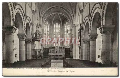 Euville - Wnętrze Kościoła — wydawca Renaud, Euville ; fotograf Bachelart, Commercy