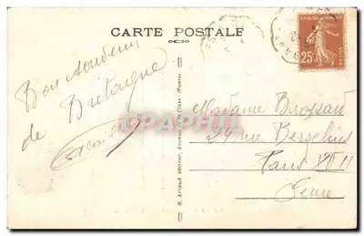 Guémené-Penfao (Loire-Inf.) — Castelo do Brossay — G. Artaud editor — Verso