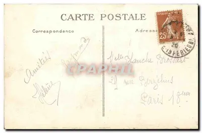 Le Havre. A Plève, a Falaise e o Mar, vistas do Carino — G. F., Le Havre, n°47 — Verso