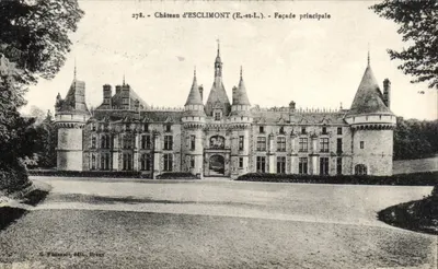Castelo de ESCLIMONT (E.-et-L.) — Fachaça principal — G. Faldenault, 4416, Drancy