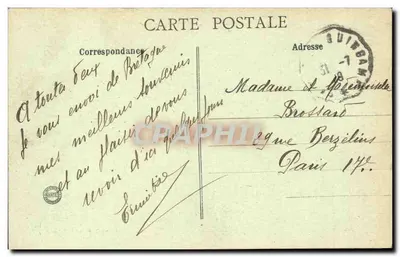 Paimpol (C.-du-N.) — Les Bassins — J. Sorel, editor, Rennes — Verso