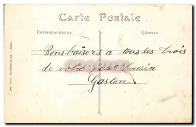 Les Andelys — Escola Militar Preparatória de Infantaria — ND. Fot. — Verso