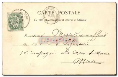 モルヴァン地方の農民 — シリーズI — Lib. Th. Ropiteau, Nevers — 裏面