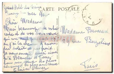 Sanary — O Cais Victor-Hugo — Editor Trinchero — Verso