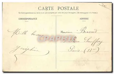 Arredores de Moulins-Engilbert — Castelo de CHAMPDIOU — Ch. Laplace, editor, Moulins-Engilbert — Verso