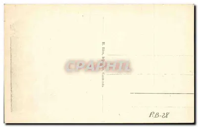 Gavarnie - Il Gave e il Cirque — serie 56, editore P.B.28 — Verso