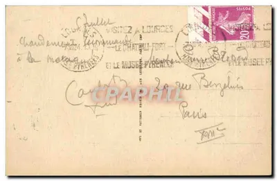 Lourdes - Bazylika widziana z Château Fort - LL. - n° 361 — Rewers